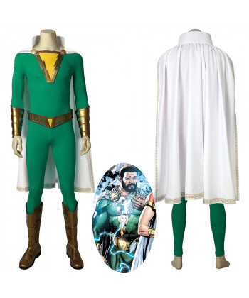 Shazam Pedro Cosplay Costume Men Halloween Outfit