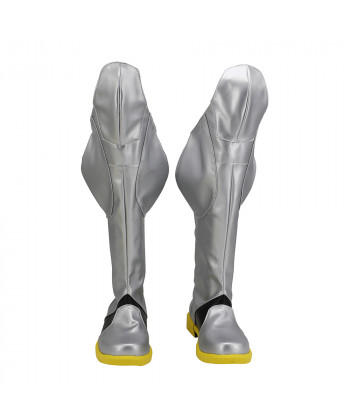 All Might Shoes Cosplay My Hero Academia Men Boots Silver Ver