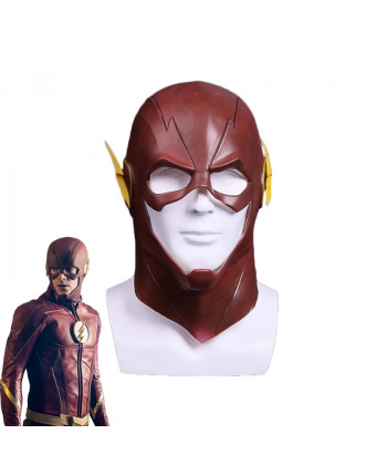 The Flash Barry Allen Mask Helmet Cosplay Prop