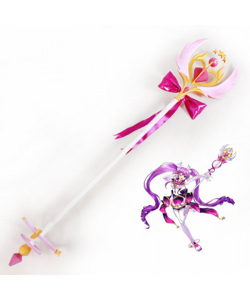 Elsword Dimension Witch Cane Wand Cosplay Prop