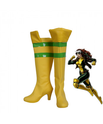 X-Men Rogue Anna Marie Cosplay Boots Shoes Customized Size