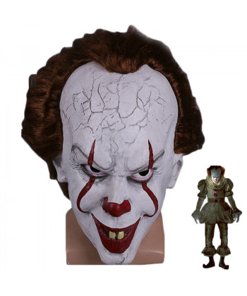 It Chapter One Helmet Pennywise The Dancing Clown Mask Cosplay Prop