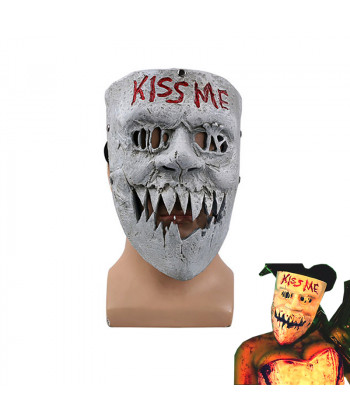 The Purge Election Year Mask Kiss Me Helmet Cosplay Prop