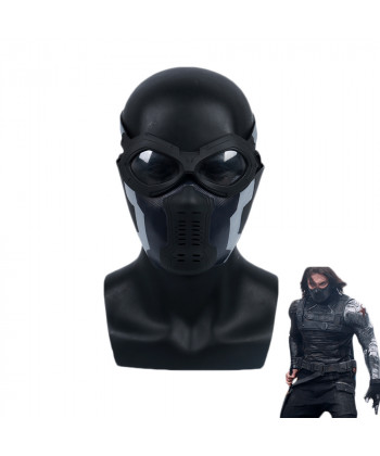 Avengers Infinity War Winter Soldier Bucky Barnes Mask with Goggles Cosplay Helmet Prop