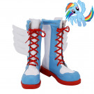 My Little Pony Equestria Girls Rainbow Dash Cosplay Shoes Women Boots 
