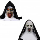 Movie The Conjuring 2 The Nun Latex Mask Cosplay Prop Scary Halloween Mask