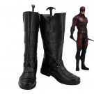 Daredevil Matt Murdock Black Shoes Cosplay Boots