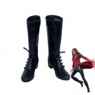 Captain America Civil War Scarlet Witch Wanda Maximoff Boots Cosplay Shoes