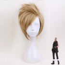 Final Fantasy XV Prompto Argentum Short Curly Golden Cosplay Wig 