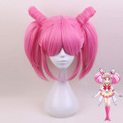 Sailor Moon ChibiUsa Short Rosy Mauve Cosplay Wig