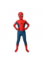 Spider Man Costume Cosplay Suit Kids Peter Parker Spider Man: Far From Home 3D Printed Blue Ver 
