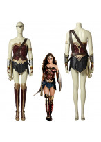 Justice League Wonder Woman Princess Diana Cosplay Costume Female Halloween Outfit 