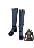 X-men Deadpool Cosplay Boots Shoes White 