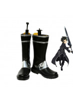 Sword Art Online Kirigaya Kazuto  Cosplay Boots Black Shoes Custom Made 