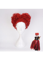 Alice Through the Looking Glass Red Queen Short Red Cosplay Wig 