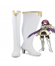 Fate Extella Link Lancer Scathach Military Version Cosplay Long Boot Shoes 
