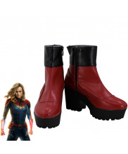 Avengers Captain Marvel Carol Danvers Cosplay Shoes Women Boots   