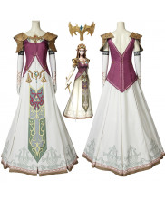 The Legend of Zelda Twilight Princess Princess Zelda Cosplay Costume Fancy Dress 3D Printed