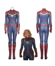 Captain Marvel Carol Danvers Cosplay Costume Jumpsuit Version 1
