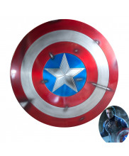Avengers Endgame Captain America Steve Rogers Shield Cosplay Prop Aluminium Metal Battle Damage