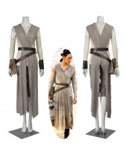 New Star Wars The Force Awakens Rey Cosplay Costume