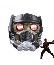 Guardians of the Galaxy Peter Jason Quill Star Lord Helmet Mask Cosplay Prop with LED