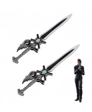 Final Fantasy XV FF15 Ignis Scientia's Double Sword Weapon PVC Cosplay Prop 24"