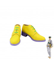 JoJo Bizarre Adventure Rohan Kishibe Yellow Shoes Cosplay Boots