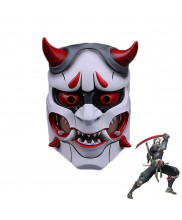 Custom Made Cosplay Genji Skin Oni Mask Cosplay Props For Halloween Party Mask